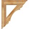 Ekena Millwork Olympic Traditional Rough Sawn Bracket w/ Offset Brace, Western Red Cedar, 8"W x 34"D x 38"H BKT0806X34X38OLY01RWR - alternate 3